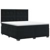 vidaXL &Kappa;&rho;&epsilon;&beta;ά&tau;&iota; box spring &mu;&epsilon; &sigma;&tau;&rho;ώ&mu;&alpha; &Mu;&alpha;ύ&rho;&omicron; 140 x 190 cm &Beta;&epsilon;&lambda;&omicron;ύ&delta;&omicron;