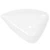 vidaXL Νιπτήρας Τριγωνικός Λευκός 645 x 455 x 115 χιλ. Κεραμικός