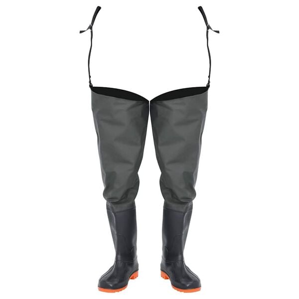 vidaXL Γαλότσες Ψηλές Σκούρες Πράσινες Μέγεθος 40