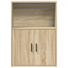 vidaXL Βιβλιοθήκη Sonoma Δρυς 60x24x85 εκ. από Επεξεργασμένο Ξύλο