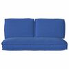 vidaXL Σετ Μαξιλαριών Πάγου 3 pcs Βασιλικό Μπλε 120 x 50 x 12 εκ.