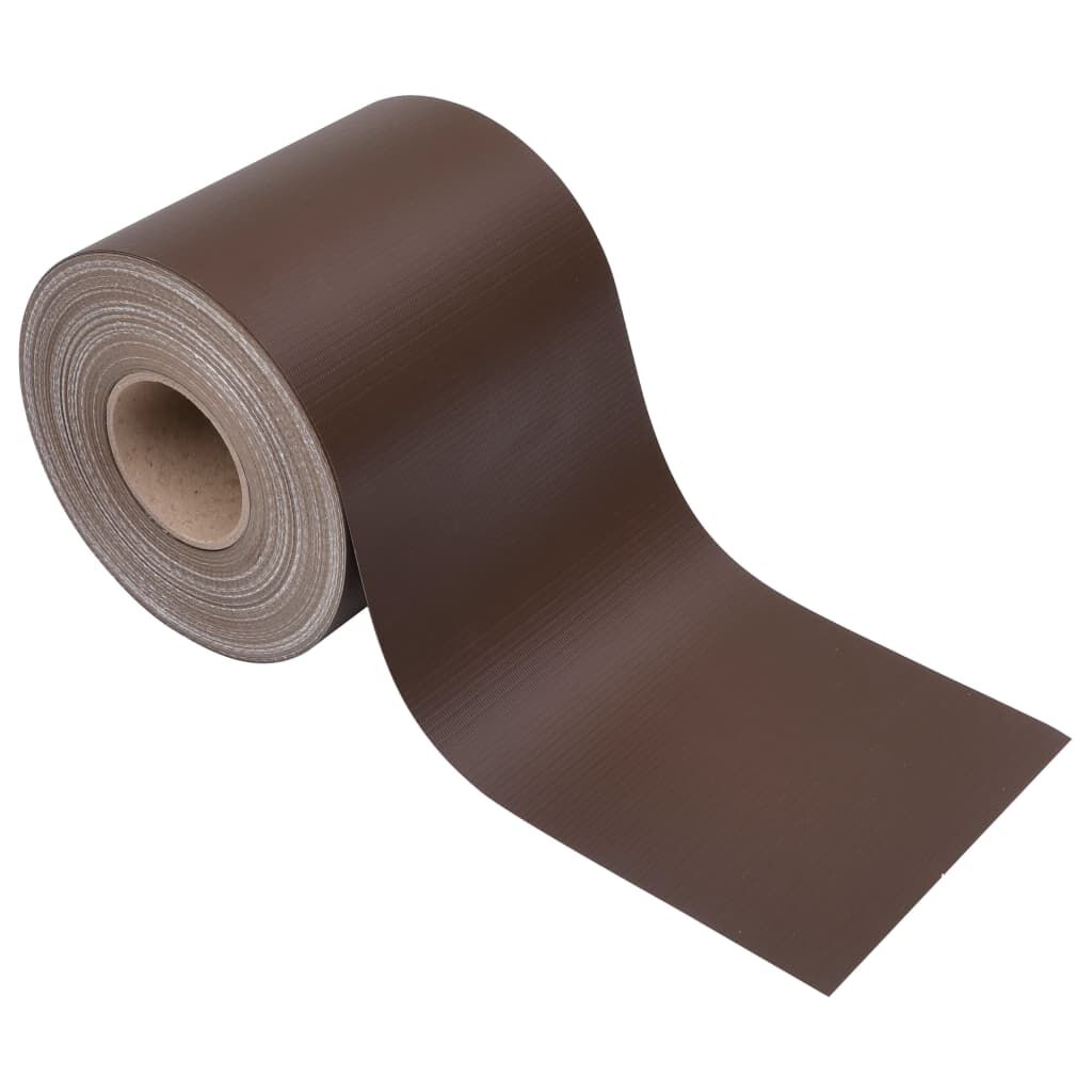 vidaXL Περίφραξη Προστατευτική Καφέ 70 x 0,19 μ. από PVC