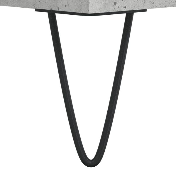 vidaXL Ντουλάπι Μπάνιου Γκρι Σκυροδέματος 30x30x190 εκ. Επεξ. Ξύλο