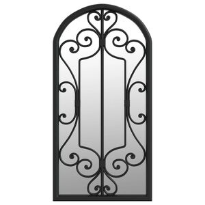 vidaXL Καθρέφτης για Εσ. Χώρους Μαύρος 70 x 30 εκ. από Σίδερο