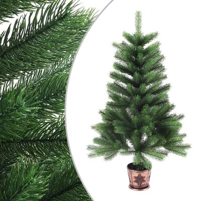 vidaXL Χριστουγεν Δέντρο Τεχνητό Προφωτισμένο Πράσινο 65 εκ.