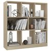 vidaXL Βιβλιοθήκη Χρώμα Sonoma Δρυς 97,5x29,5x100 εκ. από Επεξ. Ξύλο