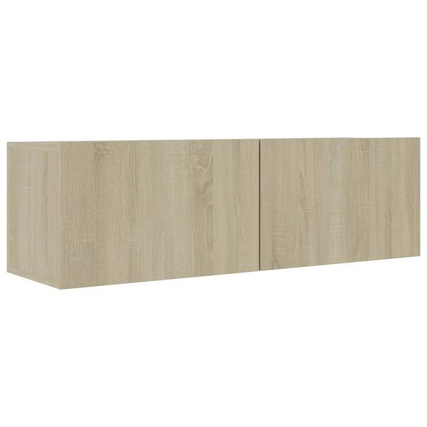 vidaXL Έπιπλα Τηλεόρασης 4 τεμ. Sonoma Δρυς 100x30x30 εκ. Επεξ. Ξύλο