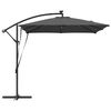 vidaXL Ομπρέλα Cantilever Banana Ανθρακί 249 x 249 x 250 εκ.