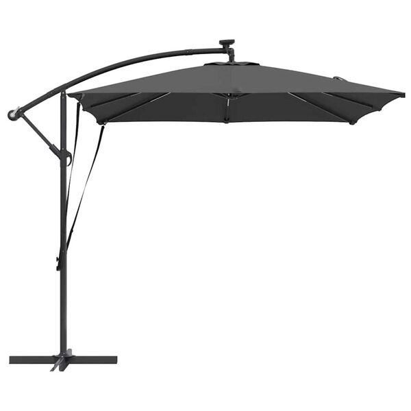 vidaXL Ομπρέλα Cantilever Banana Ανθρακί 249 x 249 x 250 εκ.