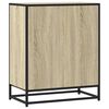 vidaXL Sideboard Sonoma Oak 62x35x76 cm &Kappa;&alpha;&tau;&alpha;&sigma;&kappa;&epsilon;&upsilon;&alpha;&sigma;&mu;έ&nu;&omicron; &xi;ύ&lambda;&omicron;