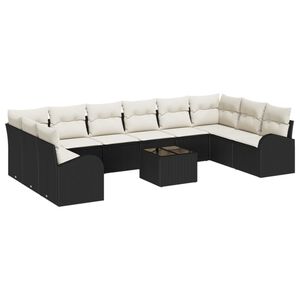 vidaXL &Sigma;&epsilon;&tau; &Kappa;&alpha;&nu;&alpha;&pi;έ &Kappa;ή&pi;&omicron;&upsilon; 11 pcs &Kappa;&alpha;&phi;έ &kappa;&alpha;&iota; &Kappa;&rho;έ&mu;&alpha; &sigma;&upsilon;&nu;&theta;&epsilon;&tau;&iota;&kappa;ό &rho;&alpha;&tau;ά&nu;