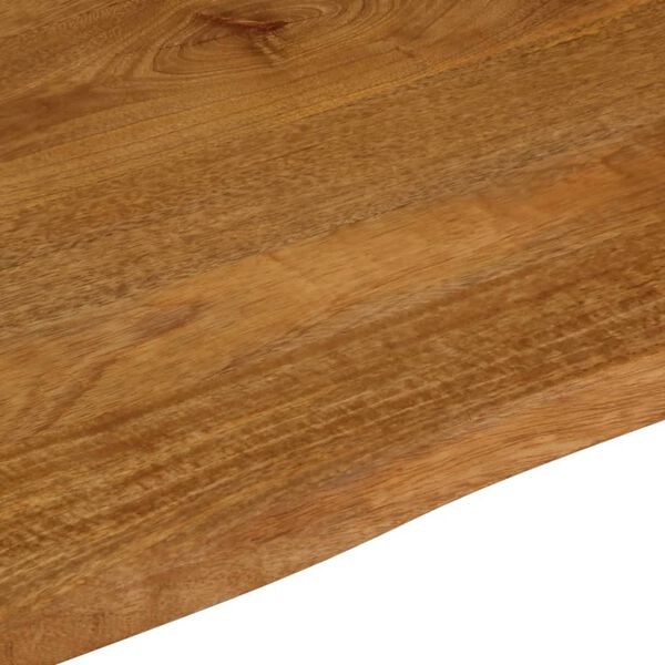 vidaXL Επιφάνεια Τραπεζιού 90x80x2,5 εκ. Live Edge Μασίφ Ξύλο Μάνγκο