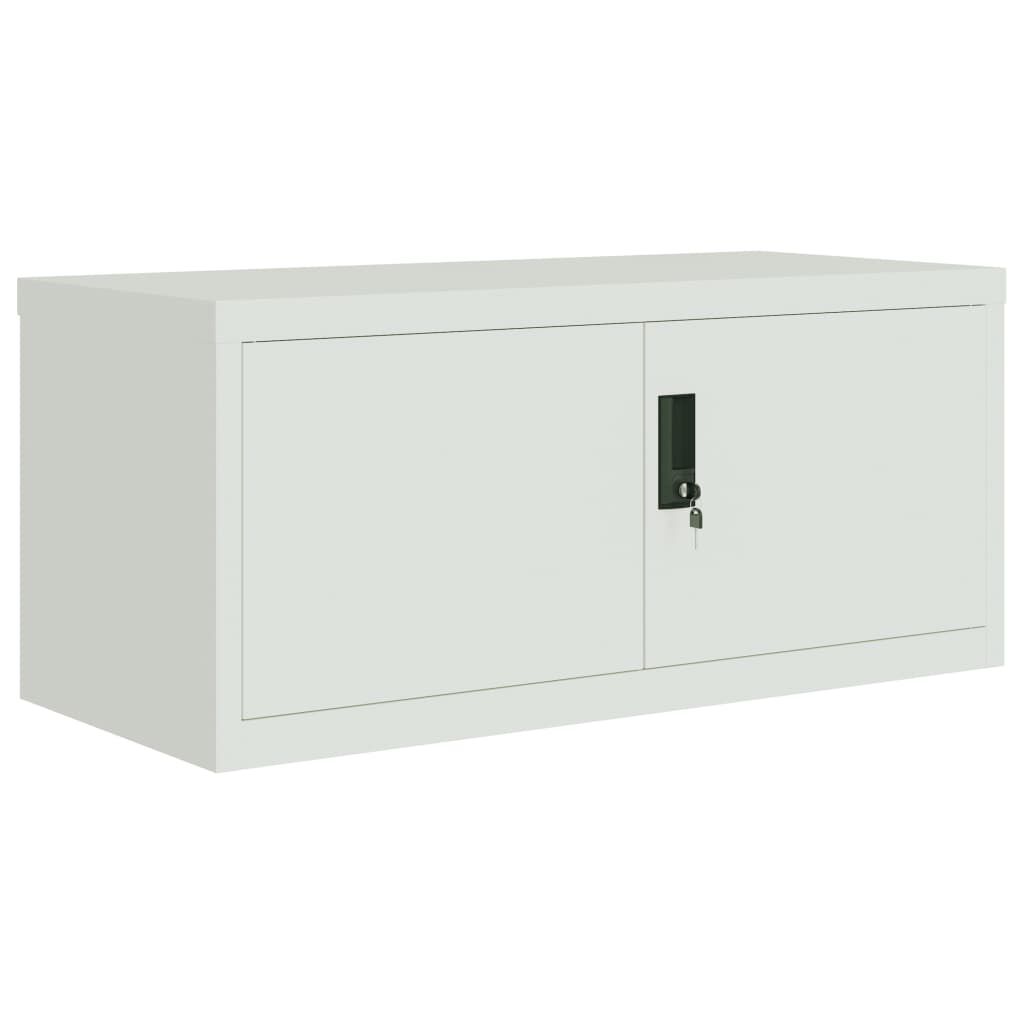 vidaXL Αρχειοθήκη Αν. Γκρι 90 x 40 x 40 εκ. Ατσάλινη