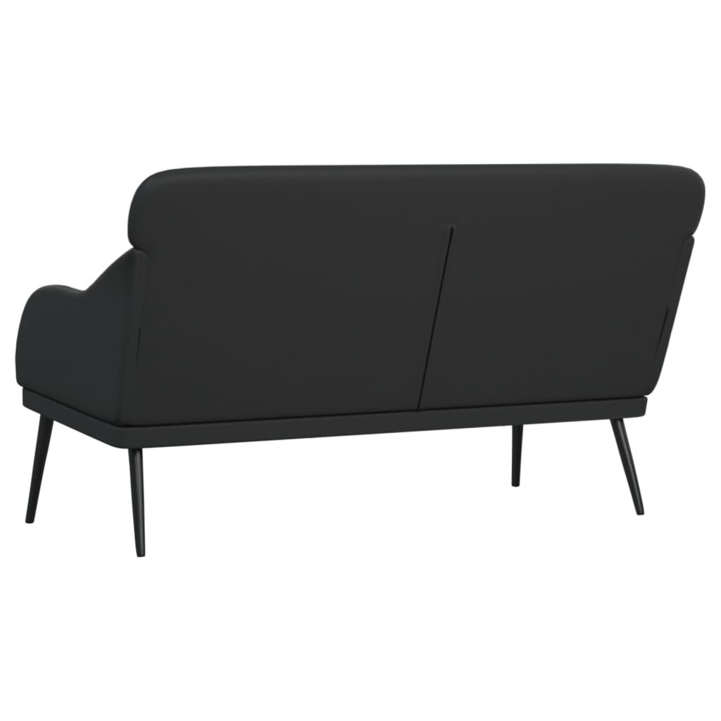 vidaXL Πάγκος Μαύρος 110x76x80 εκ. από Συνθετικό Δέρμα