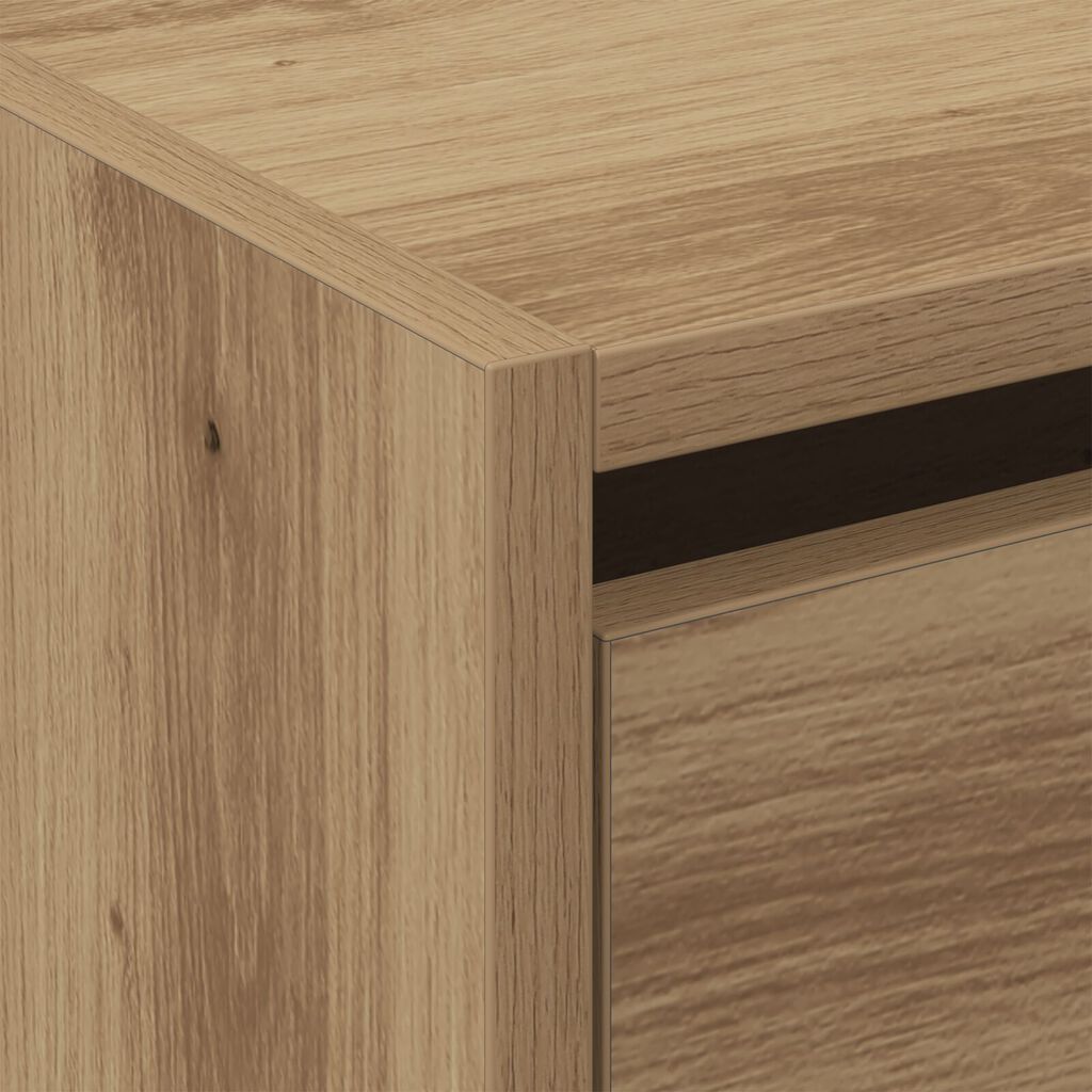 vidaXL Ντουλάπα Παπουτσιών Καρυδιά 80x21x125,5 εκ Επεξεργασμένο Ξύλο