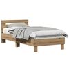 vidaXL Πλαίσιο Κρεβατιού Artisan Oak 90 x 200 cm Επεξεργασμένο ξύλο