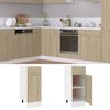 vidaXL Ντουλάπι με Συρτάρια "Lyon" σε Χρώμα Sonoma Δρυς 30x46x81,5 εκ. από Τεχνητό Ξύλο