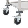 vidaXL Τρόλεϊ Κουζίνας με 3 Ράφια 95x45x83,5 εκ. από Ανοξείδωτο Ατσάλι