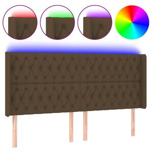 vidaXL &Kappa;&epsilon;&phi;&alpha;&lambda;ά&rho;&iota; &Kappa;&rho;&epsilon;&beta;&alpha;&tau;&iota;&omicron;ύ LED &Sigma;&kappa;&omicron;ύ&rho;&omicron; &Kappa;&alpha;&phi;έ 203x16x118/128&epsilon;&kappa;. &Upsilon;&phi;&alpha;&sigma;&mu;ά&tau;&iota;&nu;&omicron;