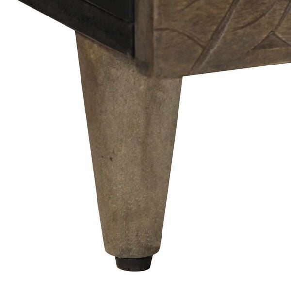 vidaXL Τραπεζάκι σαλονιού ανοιχτό γκρι 100x54x40 cm μασίφ ξύλο Mango