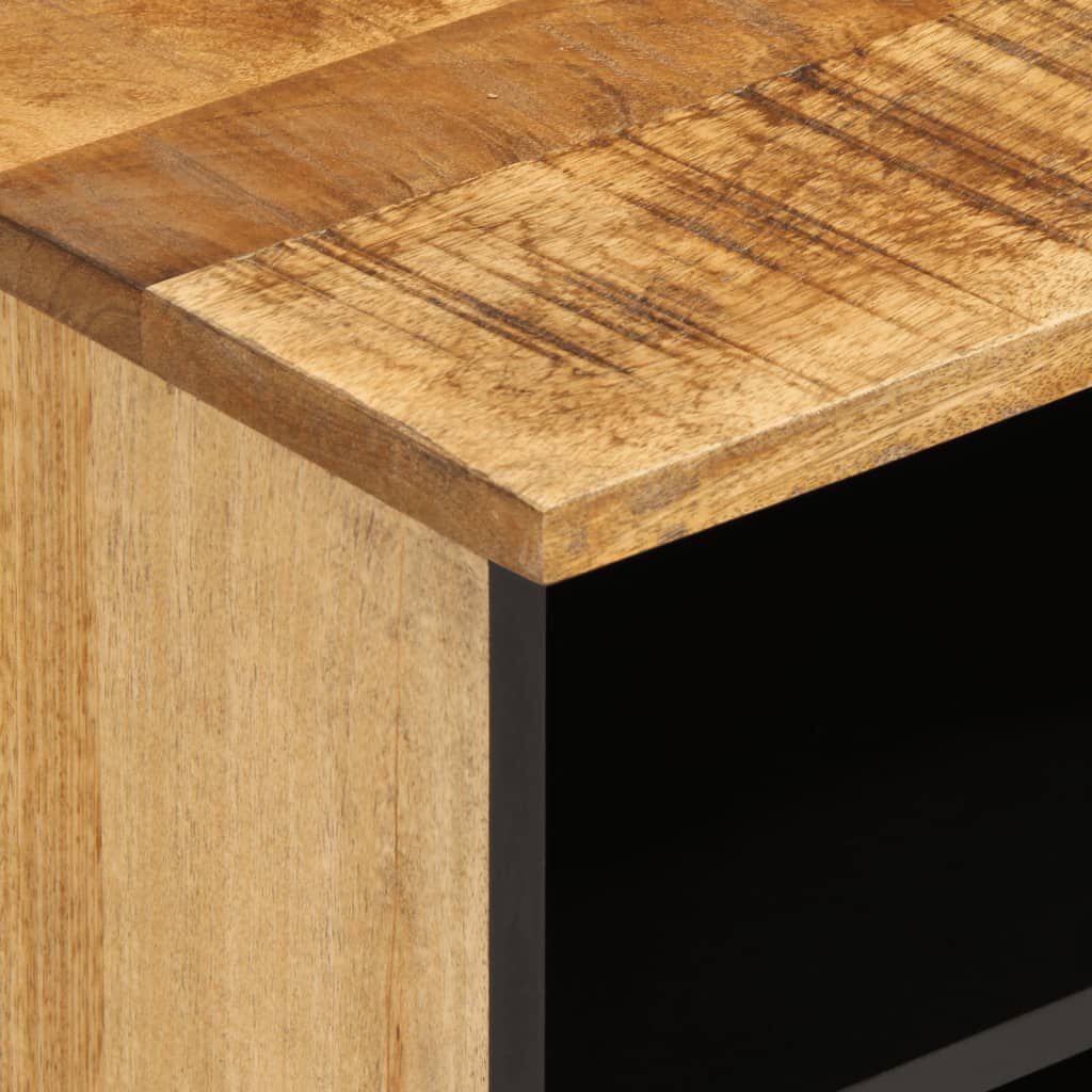 vidaXL Έπιπλο Τηλεόρασης 100 x 34 x 46 εκ. Μασίφ Ακατέργ. Ξύλο Μάνγκο