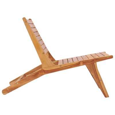 vidaXL Καρέκλα Κήπου από Μασίφ Ξύλο Teak