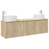 vidaXL &Sigma;&epsilon;&tau; &Nu;&tau;&omicron;&upsilon;&lambda;&alpha;&pi;&iota;ώ&nu; &Mu;&pi;ά&nu;&iota;&omicron;&upsilon; 3 &tau;&mu;&chi;. Sonoma &Delta;&rho;&upsilon;&sigmaf; 49,5 x 44,5 x 65,5 &epsilon;&kappa;