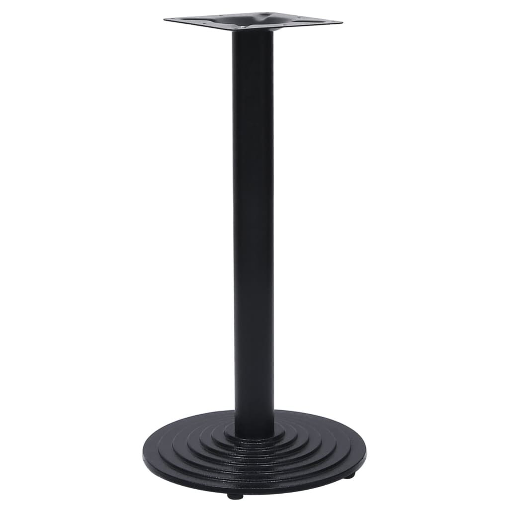 vidaXL Πόδι τραπεζιού μπιστρό μαύρο Ø43x72 cm Χυτοσίδηρος