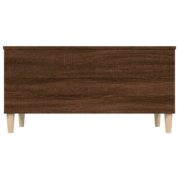 vidaXL Τραπεζάκι Σαλονιού Καφέ Δρυς 90x44,5x45 εκ. Επεξεργασμένο Ξύλο