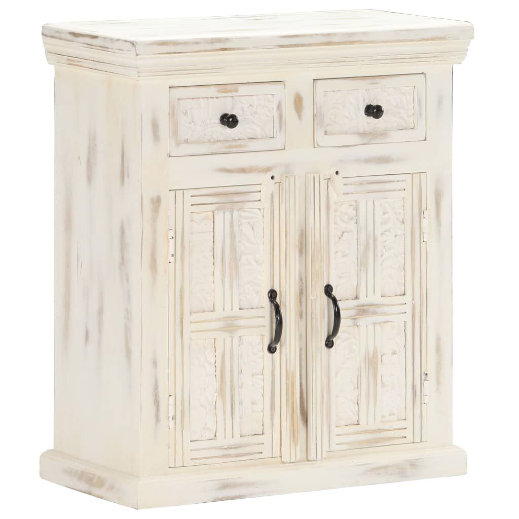 vidaXL Ντουλάπι με Συρτάρι 65 x 30 x 75 εκ. από Μασίφ Ξύλο Μάνγκο