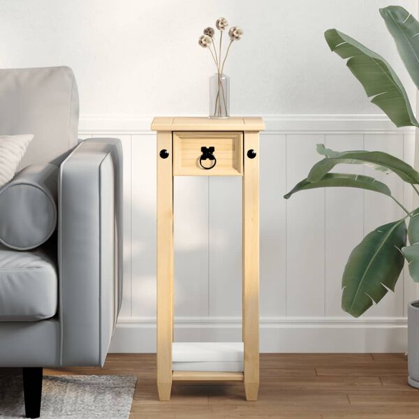 vidaXL Βάση Φυτών Corona 30 x 30 x 73 εκ. από Μασίφ Ξύλο Πεύκου