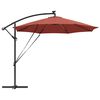 vidaXL Ομπρέλα Cantilever Banana Τερακότα 294 x 294 x 248 cm