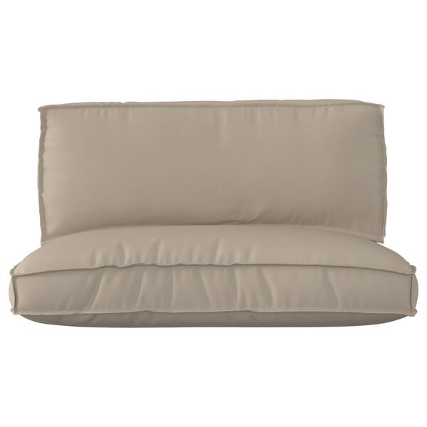 vidaXL Σετ Μαξιλαριών Πάγου 2 pcs Taupe 120 x 80 x 12 cm Ύφασμα Oxford