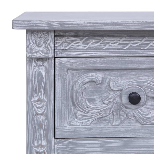 vidaXL Συρταριέρα με 2 Συρτάρια 90 x 30 x 60 εκ. από Μασίφ Μαόνι
