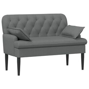 vidaXL Love seat &mu;&epsilon; &kappa;&omicron;&upsilon;&mu;&pi;&iota;ά &Sigma;&kappa;&omicron;ύ&rho;&omicron; &Gamma;&kappa;&rho;&iota; 111 x 68 x 80 &epsilon;&kappa;. Ύ&phi;&alpha;&sigma;&mu;&alpha;