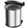 Hailo Κάδος Απορριμ. Ντουλαπιού Compact-Box Μ/15 L Αν. Ατσάλι 3555-101