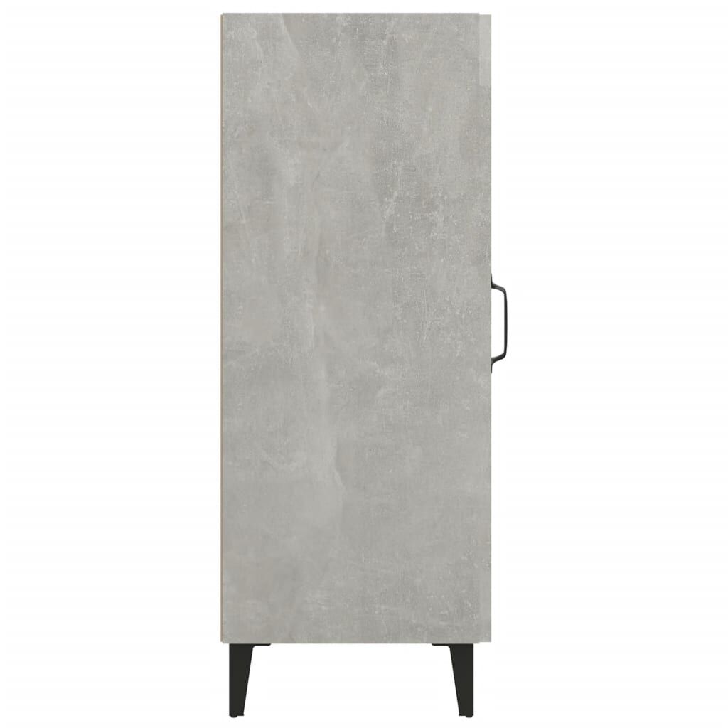 vidaXL Ντουλάπι Γκρι Σκυροδέματος 34,5x34x90 εκ. Επεξεργασμένο Ξύλο