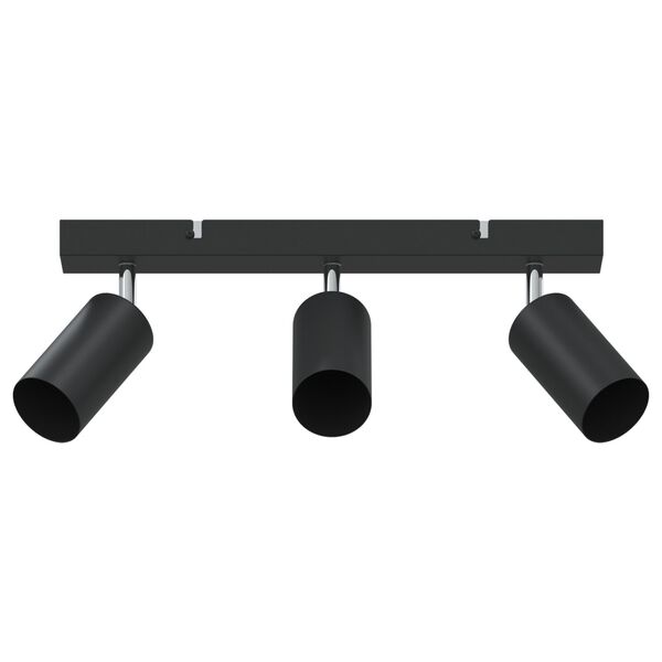 vidaXL Σποτ οροφής Μαύρο 38 x 5.5 x 16.5 εκ Ατσάλι