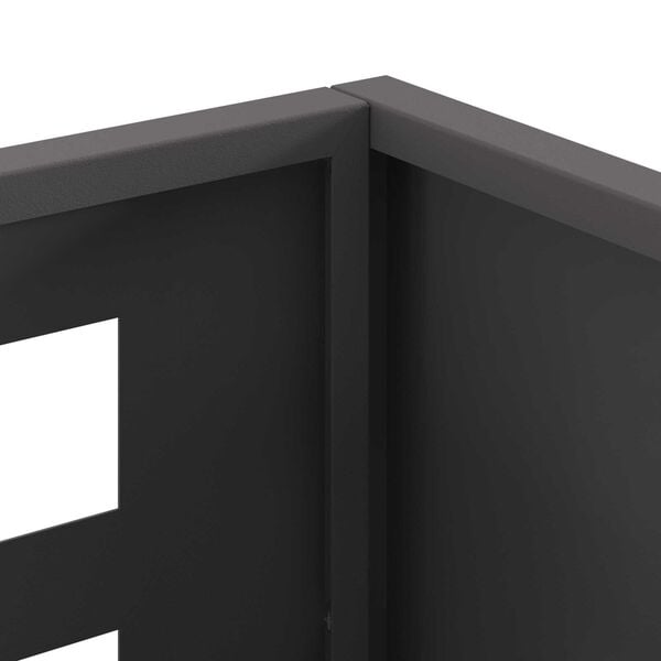 vidaXL Εστία Φωτιάς Ορθογώνια Μαύρη 50x30x40 εκ. Ατσάλι