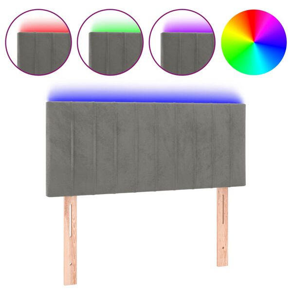 vidaXL &Kappa;&epsilon;&phi;&alpha;&lambda;ά&rho;&iota; &Kappa;&rho;&epsilon;&beta;&alpha;&tau;&iota;&omicron;ύ LED &Alpha;&nu;&omicron;&iota;&chi;&tau;ό &Gamma;&kappa;&rho;&iota; 90x5x78/88 &epsilon;&kappa;. &Beta;&epsilon;&lambda;&omicron;ύ&delta;&iota;&nu;&omicron;