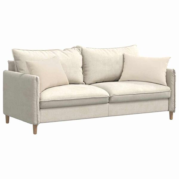 vidaXL Μαξιλάρι Καναπέ 2 pcs Μπεζ 60 x 40 cm ύφασμα