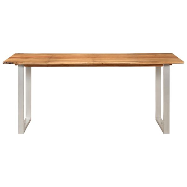 vidaXL Τραπεζαρία 180 x 90 x 76 εκ. από Μασίφ Ξύλο Ακακίας