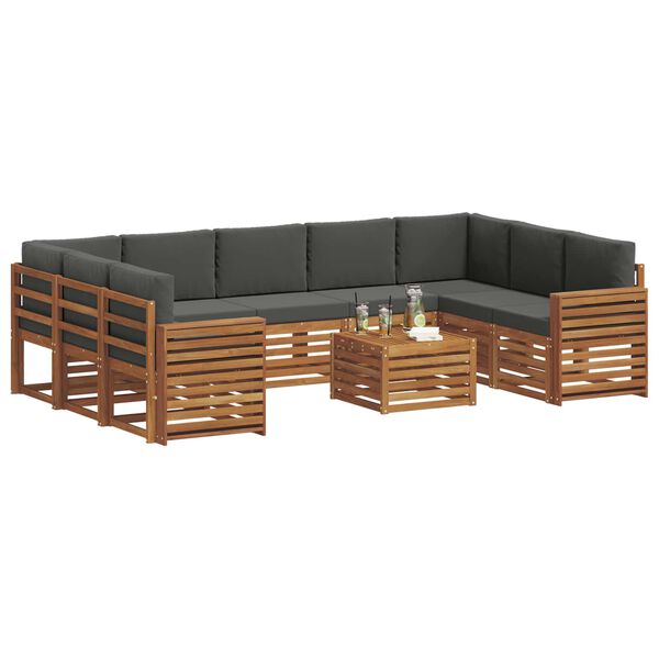 vidaXL &Sigma;&epsilon;&tau; &Kappa;&alpha;&nu;&alpha;&pi;έ 10 pcs &Phi;&upsilon;&sigma;&iota;&kappa;ό &kappa;&alpha;&iota; &Alpha;&nu;&theta;&rho;&alpha;&kappa;ί &Sigma;&tau;&epsilon;&rho;&epsilon;ό &Xi;ύ&lambda;&omicron; &Alpha;&kappa;&alpha;&kappa;ί&alpha;&sigmaf;