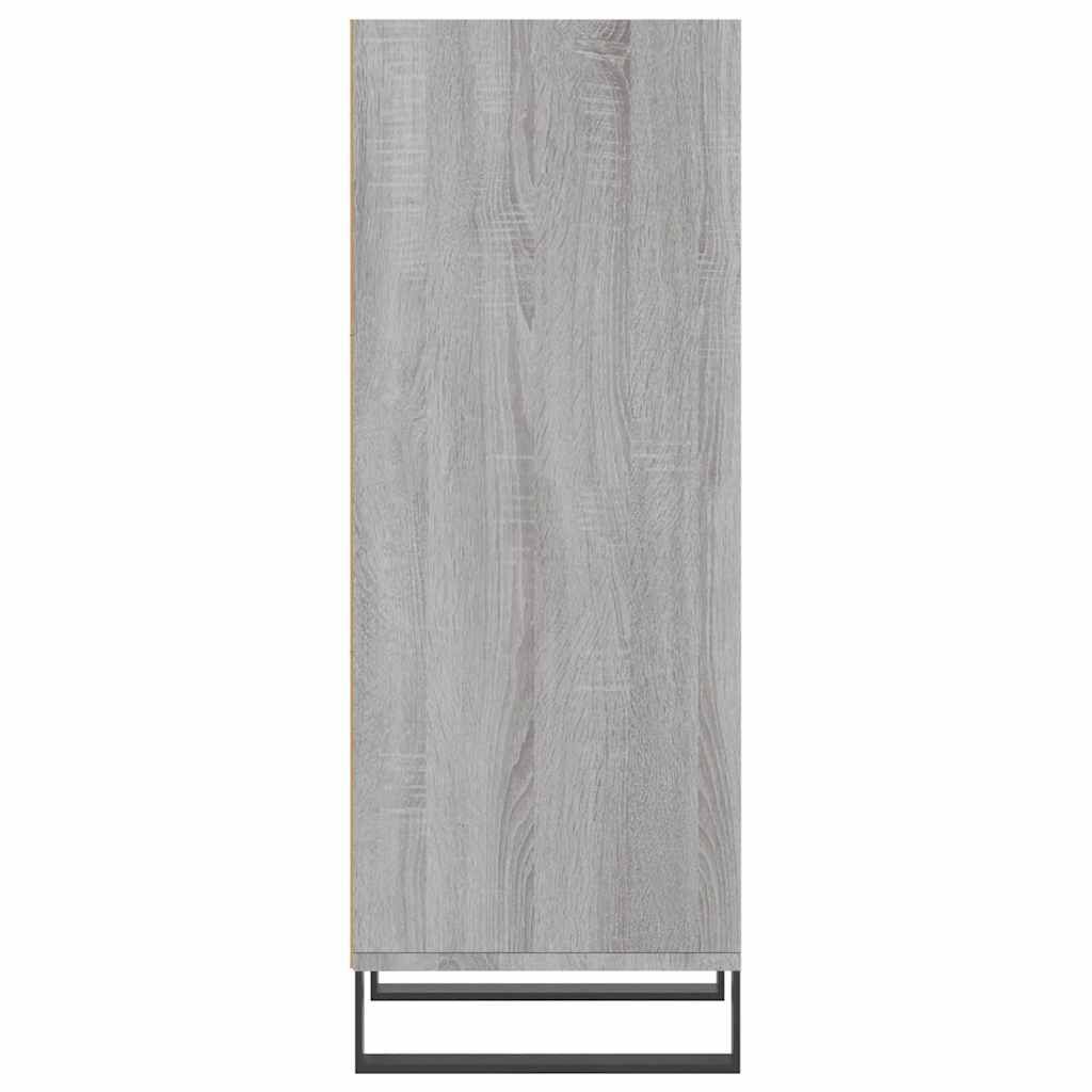 vidaXL Ντουλάπι Γκρι sonoma 34,5x32,5x90εκ. από Επεξεργασμένο Ξύλο