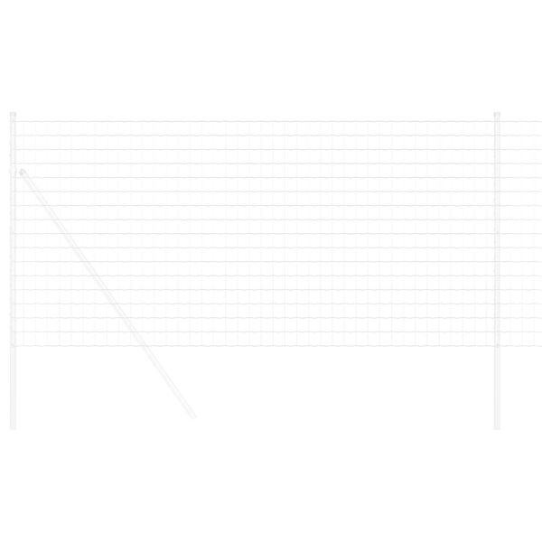 vidaXL Φράχτης Εuro Ασημί 1.4 x 10 m Χάλυβας με θερμή επιμετάλλωση