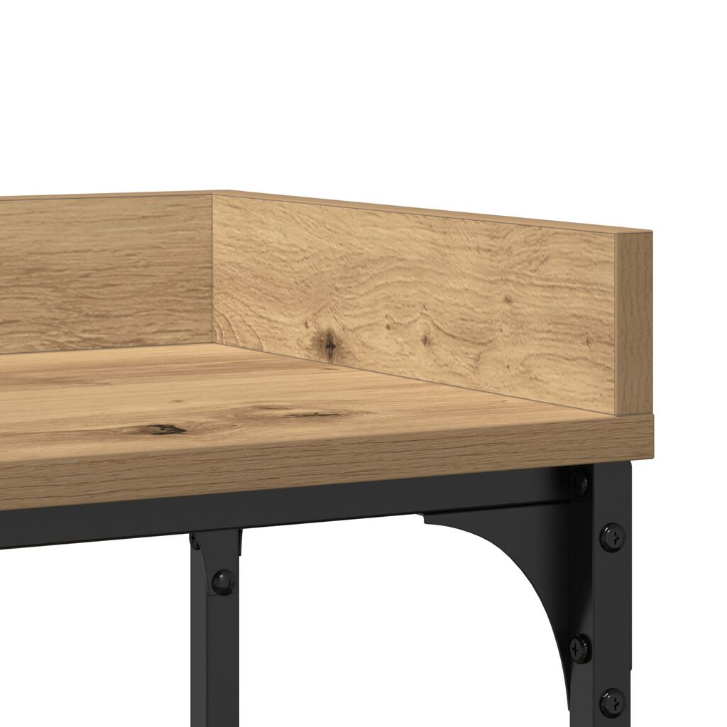 vidaXL Κονσόλα Ξύλου Artisan 100x30x80 εκ. Κατασκευασμένο ξύλο & Ατσάλι