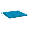 vidaXL Μαξιλάρια Καρέκλας Κήπου 2 τεμ. Μπλε 50x50x3 εκ. Oxford Ύφασμα
