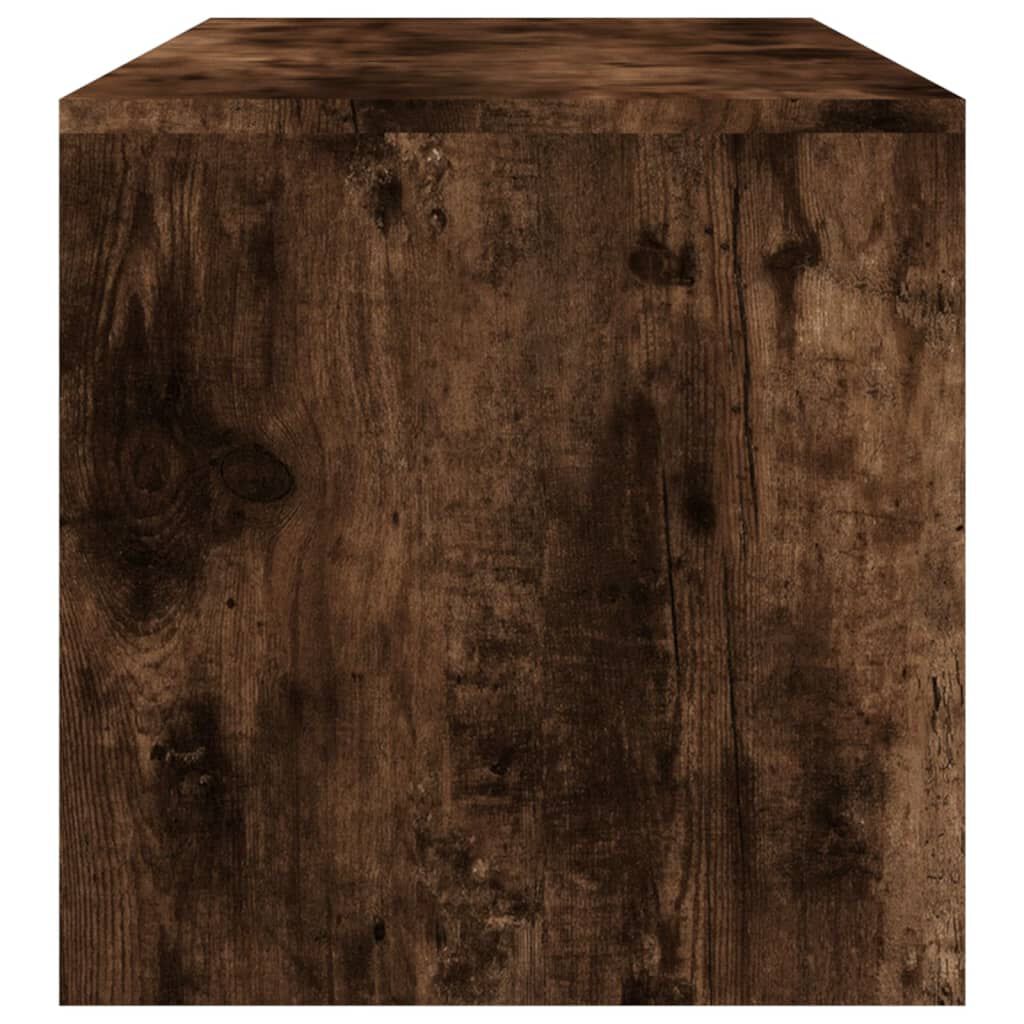 vidaXL Τραπεζάκι Σαλονιού Καπνιστή Δρυς 100x40x40 εκ. Επεξεργ. Ξύλο