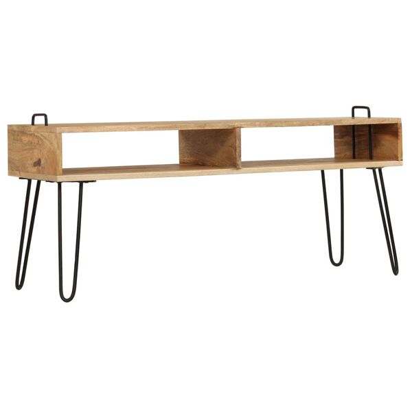 vidaXL Έπιπλο Τηλεόρασης 110 x 35 x 45 εκ. από Μασίφ Ξύλο Μάνγκο