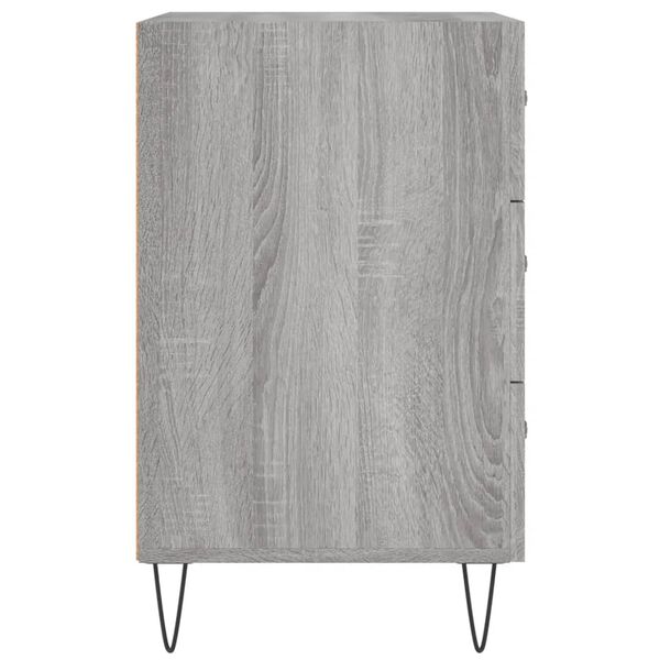 vidaXL Κομοδίνο Γκρι Sonoma 40 x 40 x 66 εκ. από Επεξεργασμένο Ξύλο